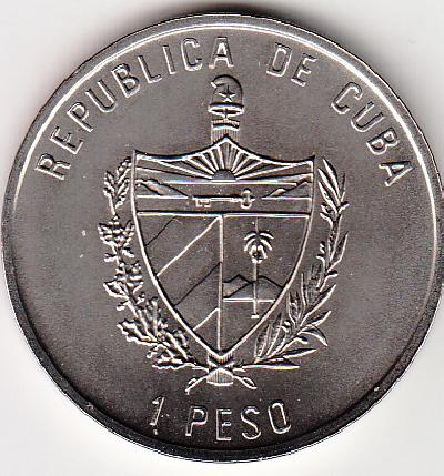 Beschrijving: 1 Peso FLAMINGOS Coloured